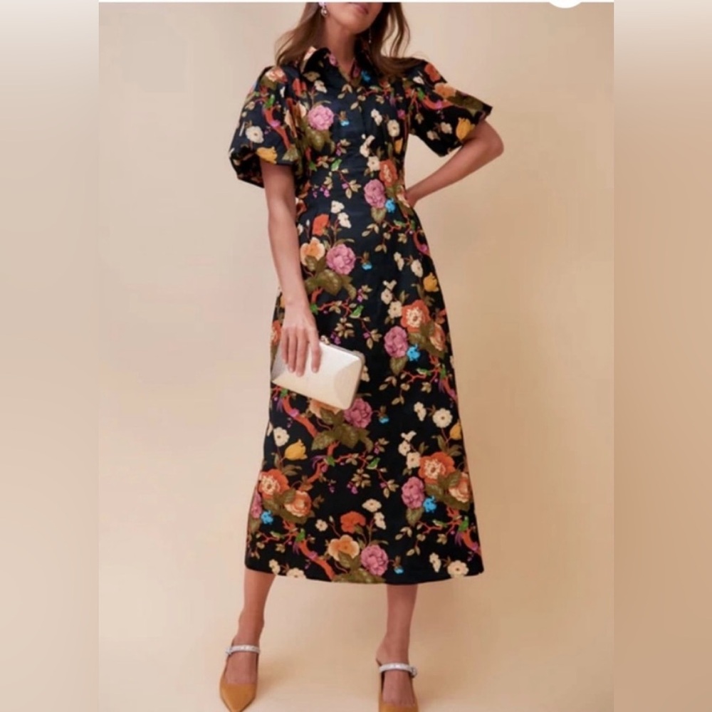 Tuckernuck Delaney Dress in Baroque Floral NWT